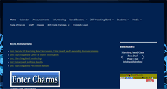 Desktop Screenshot of daculafalconband.com